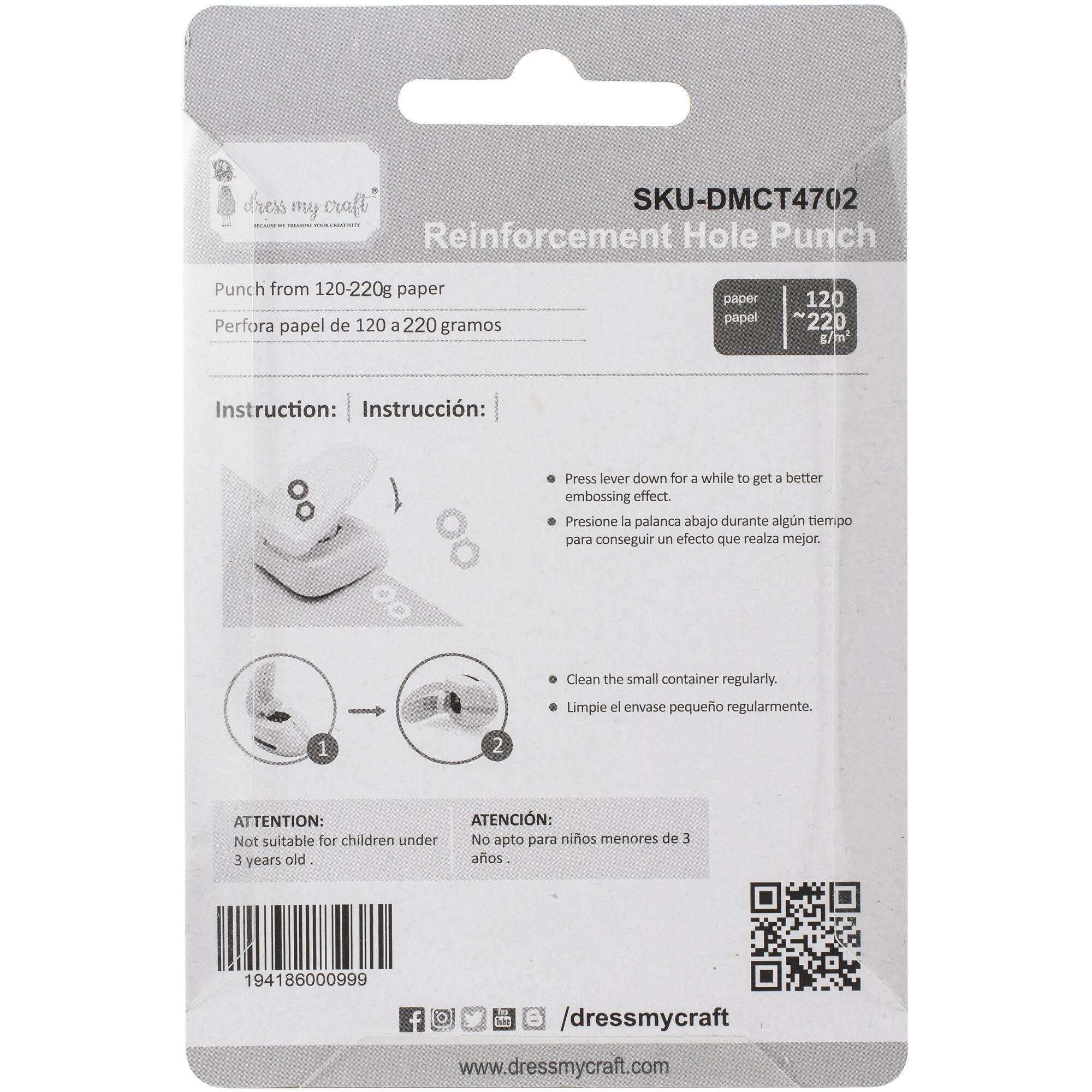 Dress My Craft® Reinforcement Hole Punch